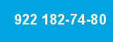 922 182-74-80